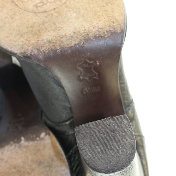 Tory Burch Jaden Buckle Leather Heeled Boots (US 6.5/EU 37) - Picture 10 of 12